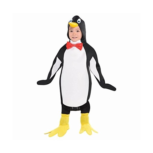 amscan Déguisement de pingouin pour enfant de 3 à 4 ans, noir/blanc 847157