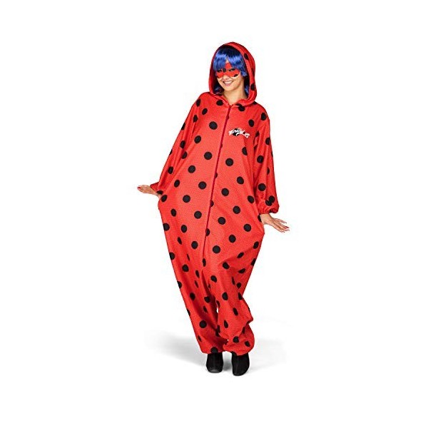 My Other Me-PIJAMA LADY BUG Déguisement, Niños, 231428, rouge, small