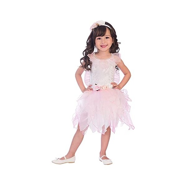 Amscan Rose Fairy 2 - 3 Years Déguisement Girls, 9904095 - version anglaise