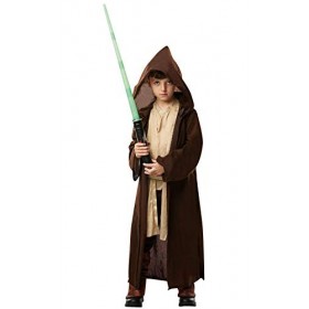 Star Wars Rubie’s - Déguisement avec tunique de Jedi, taille M Moderne M 5-6 años marron