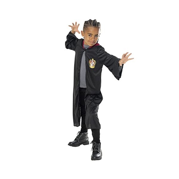 Rubies Costume Harry Potter pour garçons et filles, Green Collection, Costume durable, Tunique avec emblème imprimé, Officiel