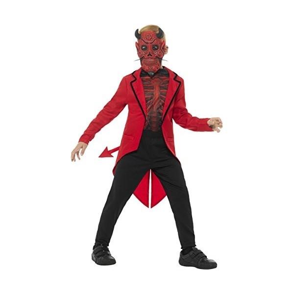 Deluxe Day of the Dead Devil Boy Costume M 