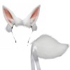 VIGVAN Oreilles de chat queue de lapin oreilles mignonnes Halloween Cosplay Anime Cosplay Fille Femme et Enfant Oreilles bla