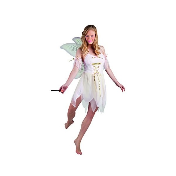 Boland - Costume adulte Lady Fairy, robe courte et ailes, fée magique, carnaval, fête à thème