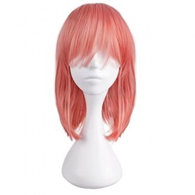 Anya Forger Perruque pour les fans de Spy x Family | Perruque de cosplay Anya | Rose | 38 cm