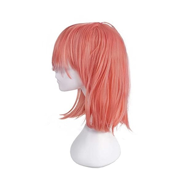 Anya Forger Perruque pour les fans de Spy x Family | Perruque de cosplay Anya | Rose | 38 cm