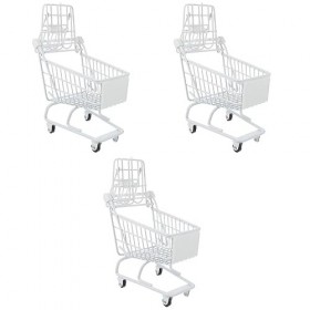 Operitacx 3 Pièces Mini Panier Jouets Jouets Alimentaires Minuscules Mini Jouet Enfants Panier DÉpicerie Petit Panier Mini S