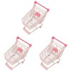 Operitacx 3 Pièces Mini Panier Jouets Jouets Alimentaires Minuscules Mini Jouet Enfants Panier DÉpicerie Petit Panier Mini S