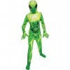 amscan- Costume dhalloween extraterrestre-10-12 Ans, 9908463, Vert, Ages 10-12 Years