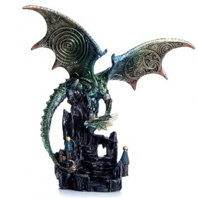 Puckator Figurine Dragon Dark Legends Wings of Magic-Gardien de la Porte Figurine décorative Multicolore