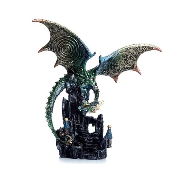 Puckator Figurine Dragon Dark Legends Wings of Magic-Gardien de la Porte Figurine décorative Multicolore