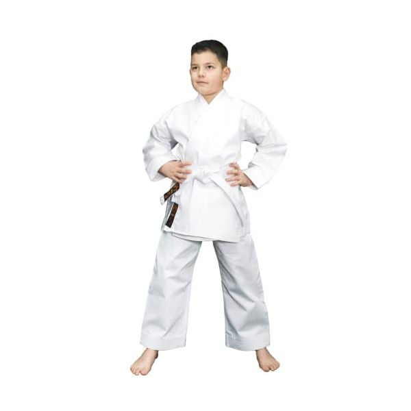 Chikara Karaté enfant blanc, costume de karaté garçons, costume de karaté fille, costume de karaté enfants en coton, costume 