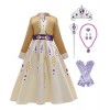 LOBTY Princesse Costume Robe Party Cosplay Carnaval Déguisement De Noël Halloween Fête Danniversaire Robe À Manches Longues 