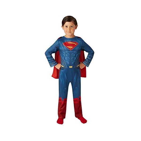 Rubies Costume Superman pour Enfant Produit Officiel DC Justice League - Version Anglaise