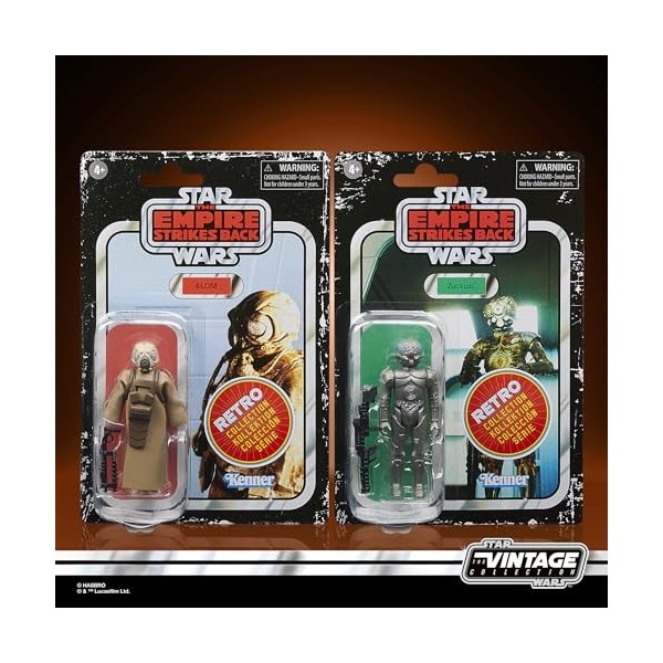 Star Wars Retro Collection, 4-LOM & Zuckuss, lempire Contre-Attaque, Pack de 2 Figurines de 9,5 cm