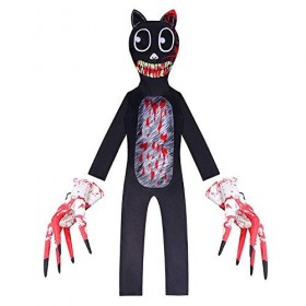 MrsJasmine Cartoon Cat Deguisement Combinaison Combinaison Outfit Carnaval Costume Halloween Costume de Noël Combinaison Outf