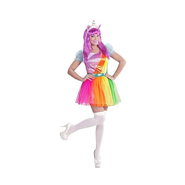 "UNICORN" dress, headpiece - XS 