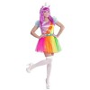 "UNICORN" dress, headpiece - XS 