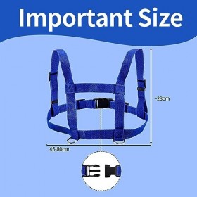 Lot de 3 laisses de cheval pour enfants - Bleu - Harnais de cheval pour enfants - Laisse de cheval pour filles et garçons