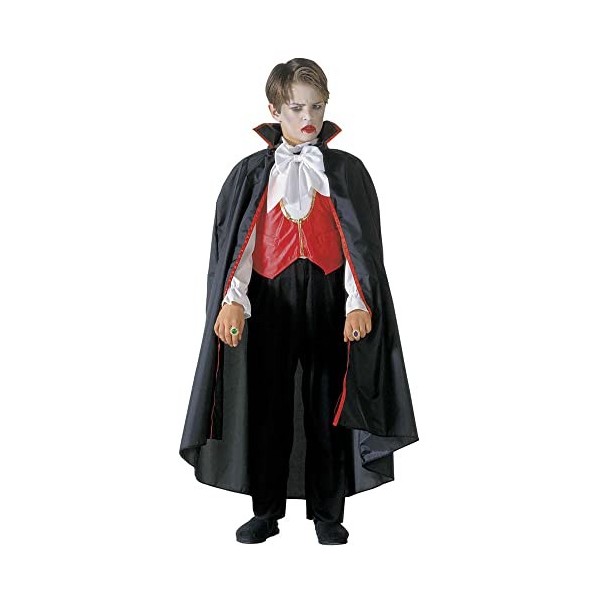 "VAMPIRE" shirt with pants, vest, bow tie, cape - 140 cm / 8-10 Years 