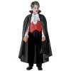 "VAMPIRE" shirt with pants, vest, bow tie, cape - 140 cm / 8-10 Years 