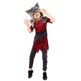 amscan 9914987 – Déguisement de loup-garou Miss Hungry Hungry Howler pour fille – Déguisement dHalloween pour fille de 10 à 