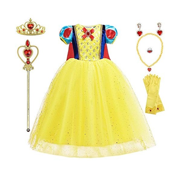 Lito angels bébé fille princesse blanche neige costume déguisement