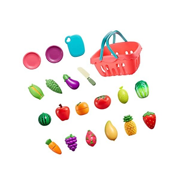 Toyvian 1 Jeu Jouet De Maison De Jeu Faire Semblant De Jouer à des Jouets Alimentaires Jouets Fruits Légumes Jouets De Cuisin