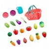 Toyvian 1 Jeu Jouet De Maison De Jeu Faire Semblant De Jouer à des Jouets Alimentaires Jouets Fruits Légumes Jouets De Cuisin