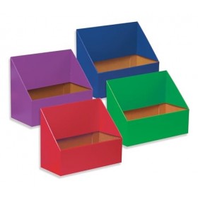 Classroom Keepers Lot de 4 porte-dossiers, couleurs assorties, 24,5 cm H x 30,5 cm l x 14,5 cm P