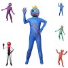 DONY Costume Cosplay Rainbow Friends Pour Enfant,Costume combinaison dhalloween Vêtements de fête danniversaire Carnaval Ga