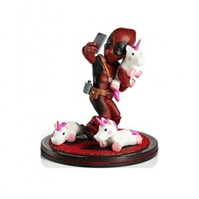 Quantum Mechanix- Deadpool Figurine, APR188347, Multicolore