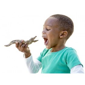 Schleich 14736 Crocodile, dès 3 Ans, Wild Life - Figurine, 18 x 6,7 x 5,2 cm