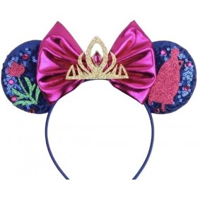 CLGIFT Serre-tête avec oreilles de Minnie inspiré de la Reine des Neiges Anna 