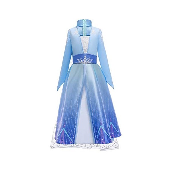 LOBTY Robe Costume Princesse Fête Cosplay Carnaval Déguisement De Noël Halloween Fête Danniversaire Robe À Manches Longues M