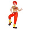 TecTake dressforfun Déguisement pour Femme Clown | Magnifique Salopette + Perruque Afro avec des Boucles | arlequin Costume C