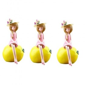 Toyvian 3 Pièces Jouets pour Enfants Décor De Fruits Jouets pour Enfants Décor pour Enfants Ensemble De Jeu pour Enfants Joue