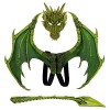 Générique Ensemble de Costumes Devil Dragon Wings pour enfants Halloween Cosplay, Comprend un Masque de Dragon, Une Queue et 