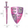 Liontouch - Épée et Bouclier de Princesse Cristal pour Filles | Ensemble de Jeu Médiéval pour Jeu dImitation des Enfants ave