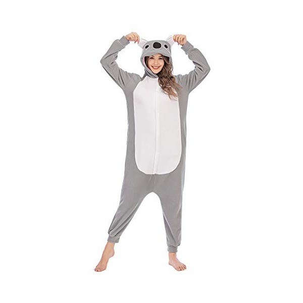 LBJR Adulte Unisexe Kigurumi Stitch Pyjama Tenue Onesie Cospaly Halloween Costume Soiree de Deguisements,S,Stitch