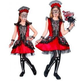 WIDMANN 07815 COSTUME MUJER DIA DE LOS MUERTOS 4/5 0781