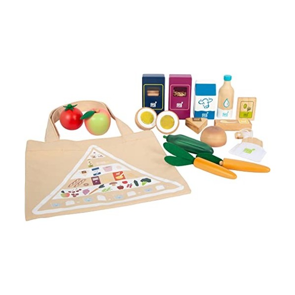 Small Foot Kit daliments végétariens Fresh en Bois, Accessoires pour la Cuisine des Enfants, Jeu de rôle dès 3 Ans Jouets, 1