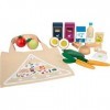 Small Foot Kit daliments végétariens Fresh en Bois, Accessoires pour la Cuisine des Enfants, Jeu de rôle dès 3 Ans Jouets, 1