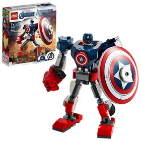 LEGO 76168 Super Heroes Larmure Robot de Captain America