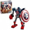 LEGO 76168 Super Heroes Larmure Robot de Captain America