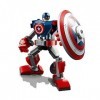 LEGO 76168 Super Heroes Larmure Robot de Captain America