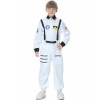 Churgigi Deguisement Astronaute Enfant Adulte Costume Carnaval Halloween Cosplay pour la fête Espace Mission Cosmonaute Dégui