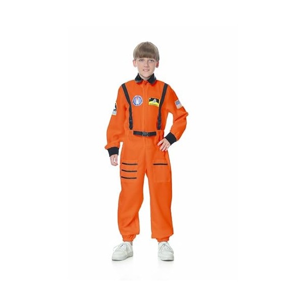 Churgigi Deguisement Astronaute Enfant Adulte Costume Carnaval Halloween Cosplay pour la fête Espace Mission Cosmonaute Dégui