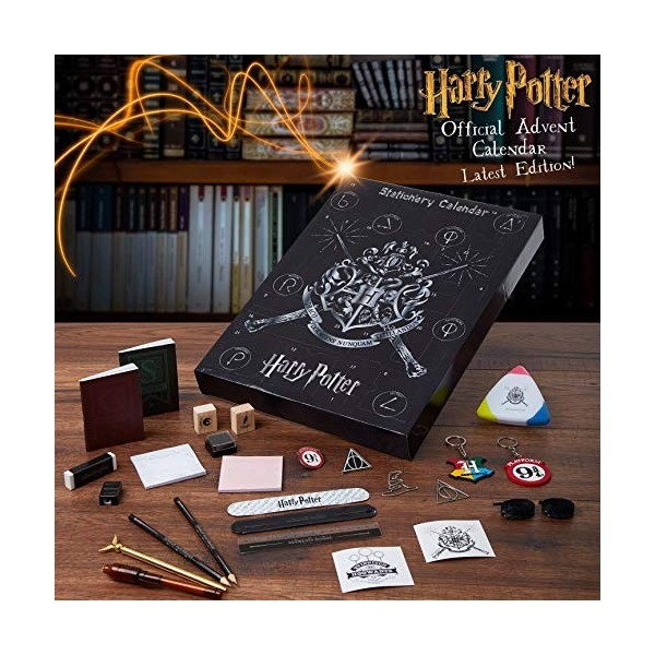 Harry Potter Calendrier De Lavent Enfant 2023 Avec 24 Surprises Papeterie À Découvrir, Crayons, Stickers, Carnet, Tampons, P