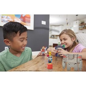 Minecraft Dungeons coffret figurines Golem et Arch-Illager avec accessoires inclus, jouet d’action et d’aventure pour enfant 